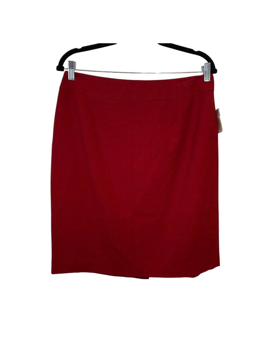 Talbots Petites Red Stretch Pencil Skirt Size 14P